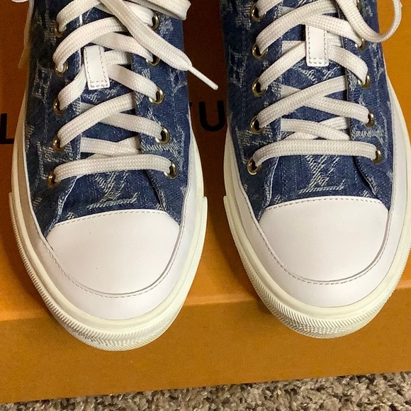 ♟️ Louis Vuitton Denim Stellar Sneaker ♟️ - Picture 6 of 14